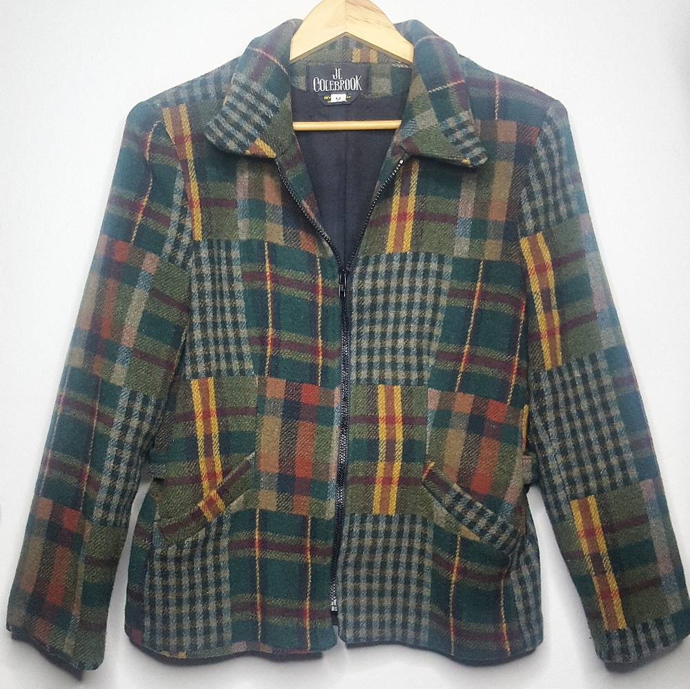 Vintage JL Colebrook Plaid Jacket